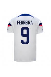 Verenigde Staten Jesus Ferreira #9 Voetbaltruitje Thuis tenue WK 2022 Korte Mouw